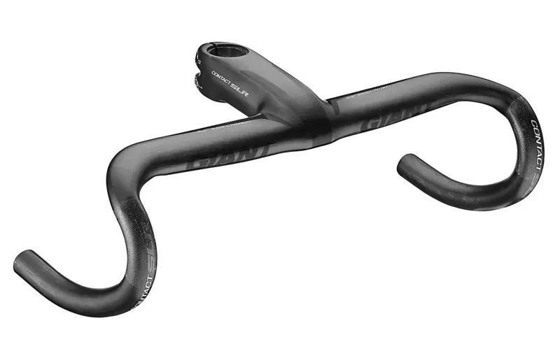 2018 Giant Contact SLR Aero Integrated Handlebar and Stem in Black