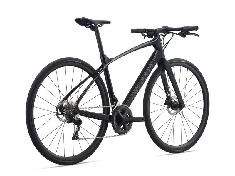 2021 Giant FastRoad Advanced 1 Hybrid Bike in Black-8