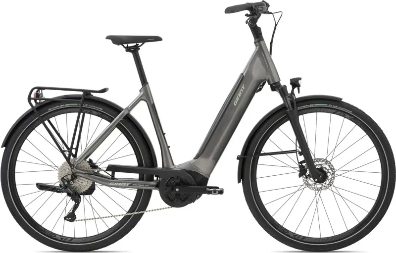 2021 Giant AnyTour E+ 2 Low Step Electric Bike in Grey