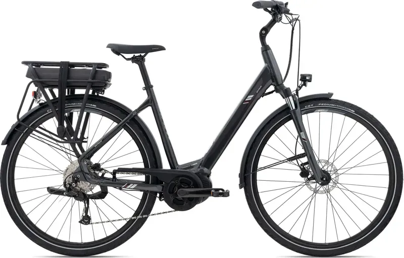 2021 Giant Entour E+ 2 Low Step-Through Electric Bike in Black