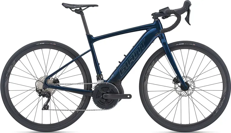 2021 Giant Road E+ 2 Pro Electric Bike in Blue