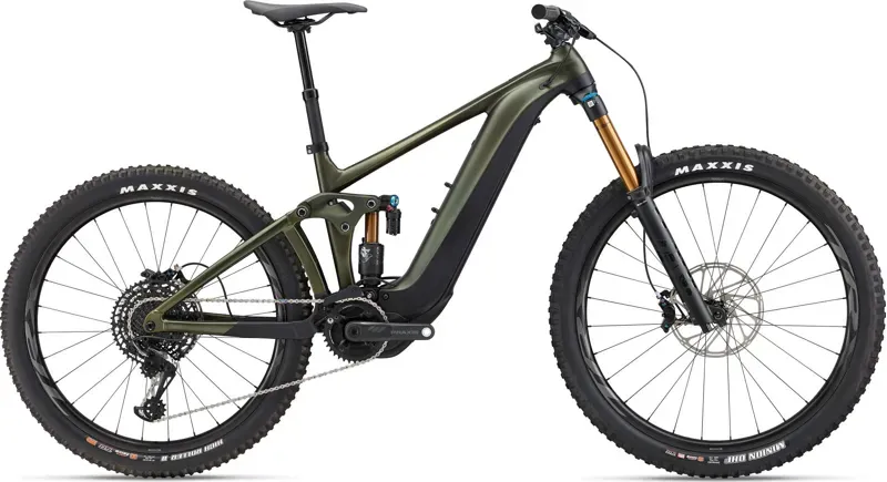 2022 Giant Reign E+ 0 MX Pro eMountain Bike in Phantom Green/Black