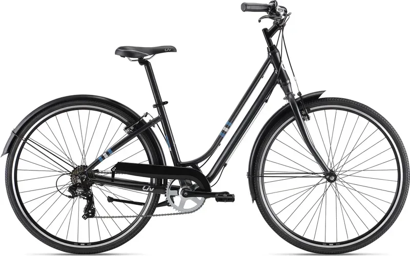 2021 Liv Flourish 3 Hybrid Bike in Black
