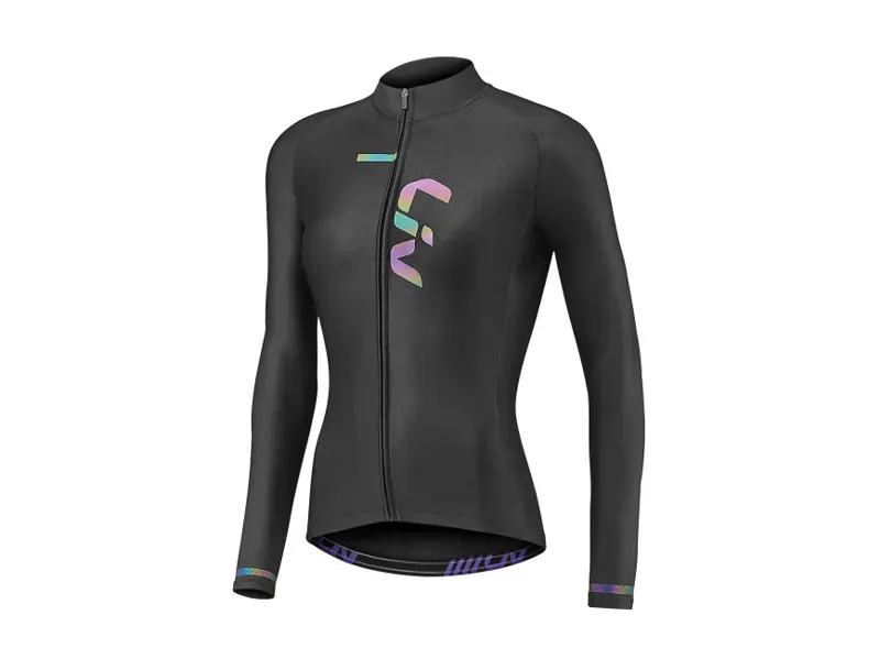 Liv Race Day Long Sleeved Large Womens Jersey in Black