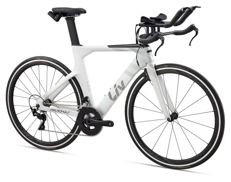 2020 Liv Avow Advanced Carbon TT/Tri Bike in White-2