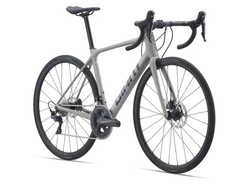 2021 Giant TCR Advanced 1 Disc Carbon Road Race Bike in Grey-8