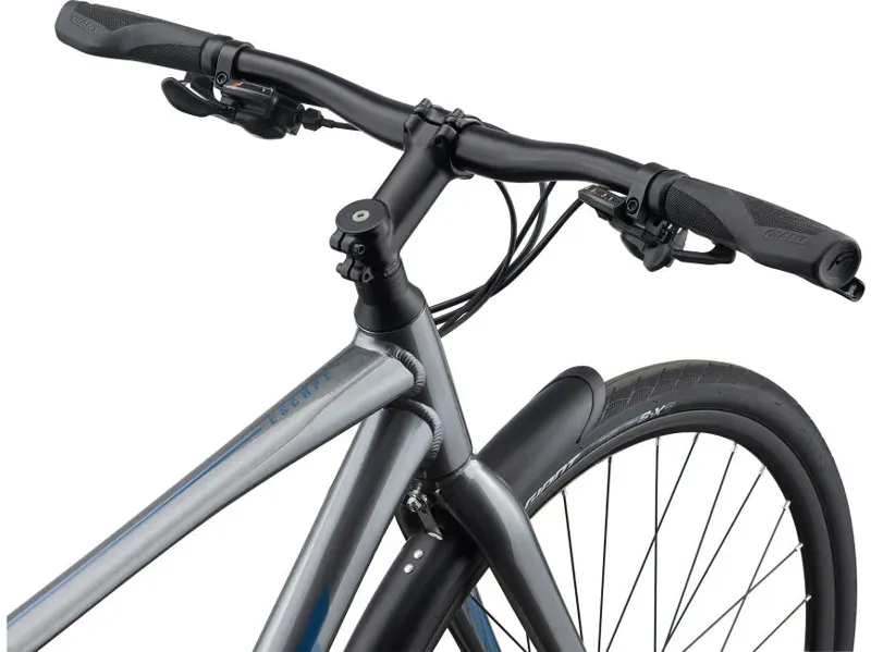 2021 Giant Escape 2 City Disc Hybrid Bike in Silver-4