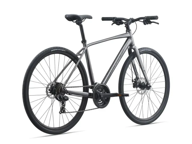 2021 Giant Escape 3 Disc Hybrid Bike in Silver-7