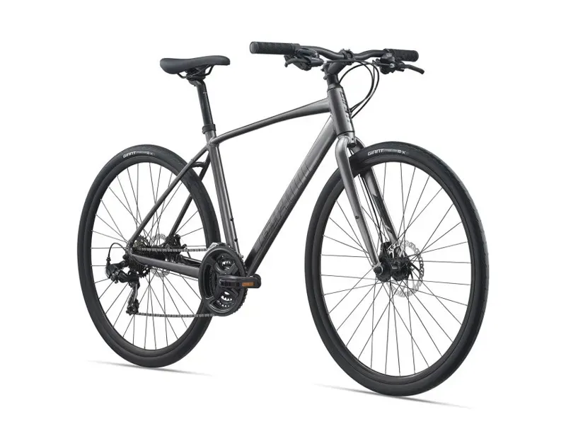 2021 Giant Escape 3 Disc Hybrid Bike in Silver-6