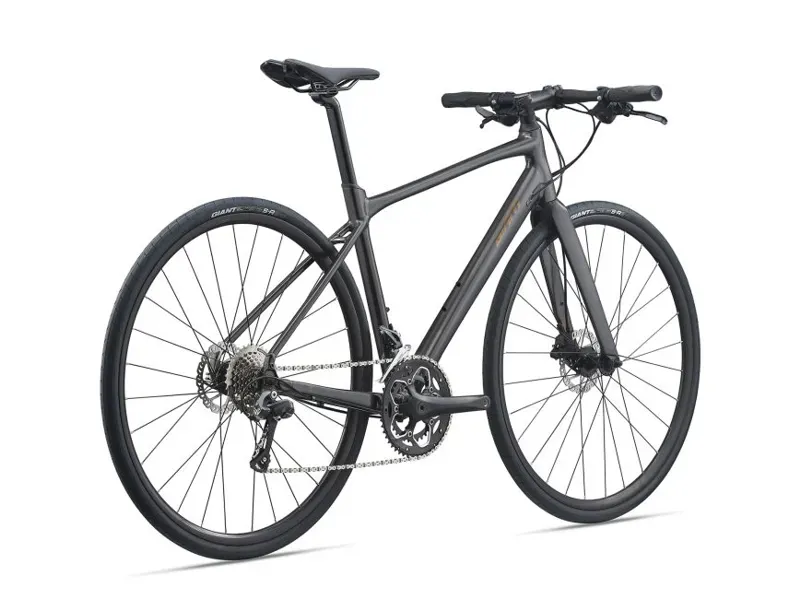 2021 Giant FastRoad SL 3 Disc Flat Bar Road Bike in Black-6