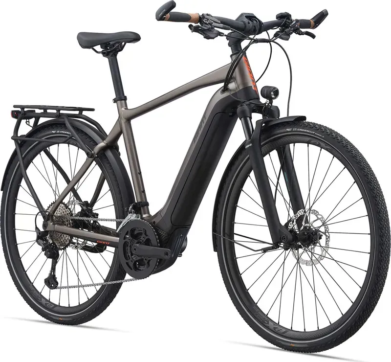 2021 Giant Explore E+ 0 Pro Electric Bike in Brown-7