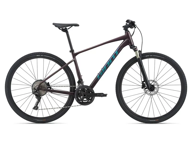 2021 Giant Roam 0 Disc Hybrid Bike in Red
