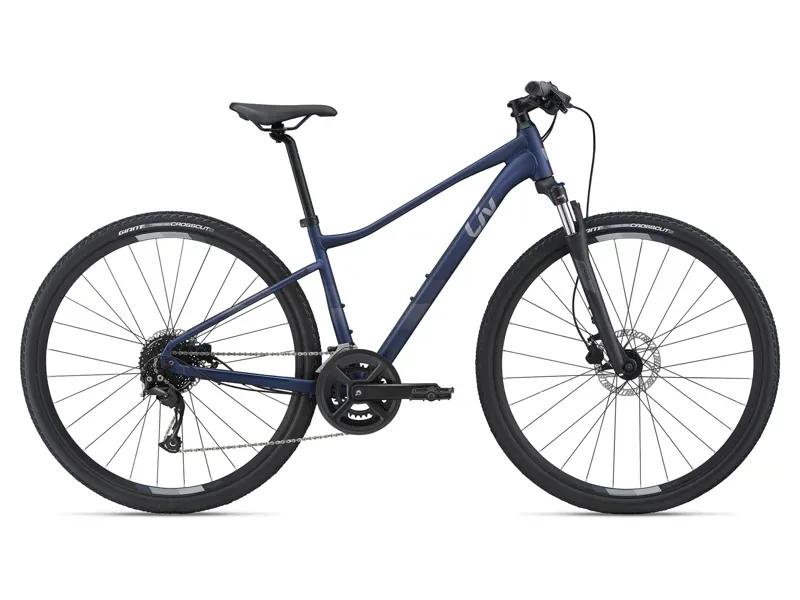 2021 Liv Rove 2 Disc Womens Hybrid Bike in Blue