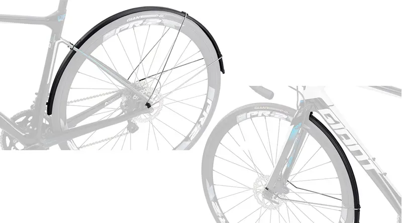 2020 Giant Speedshield Defy  and  Contend Disc Fender in Black