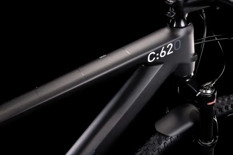 2022 Cube Reaction c:62 One Mountain Bike in Black-4