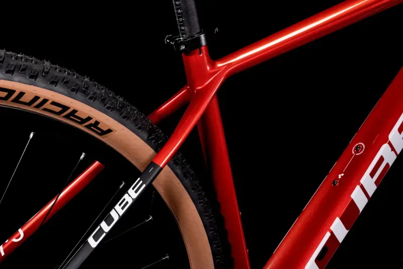 2022 Cube Reaction c:62 One Mountain Bike in Red-3