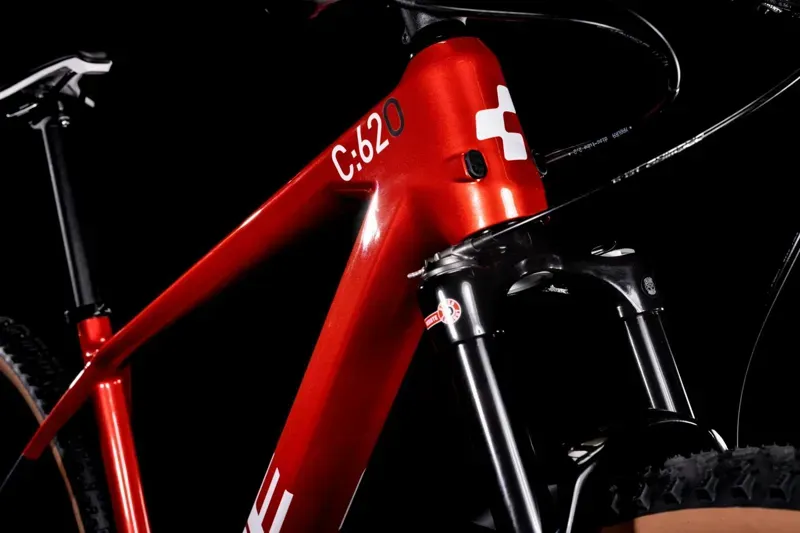 2022 Cube Reaction c:62 One Mountain Bike in Red-1