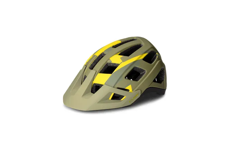 2019 Cube Badger Mountain Bike Helmet in Green