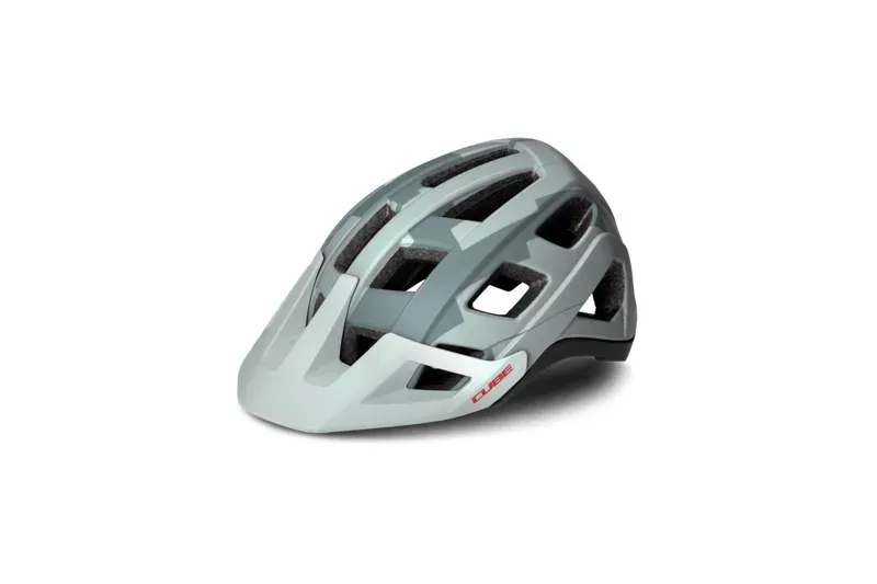 2019 Cube Badger Mountain Bike Helmet in Grey