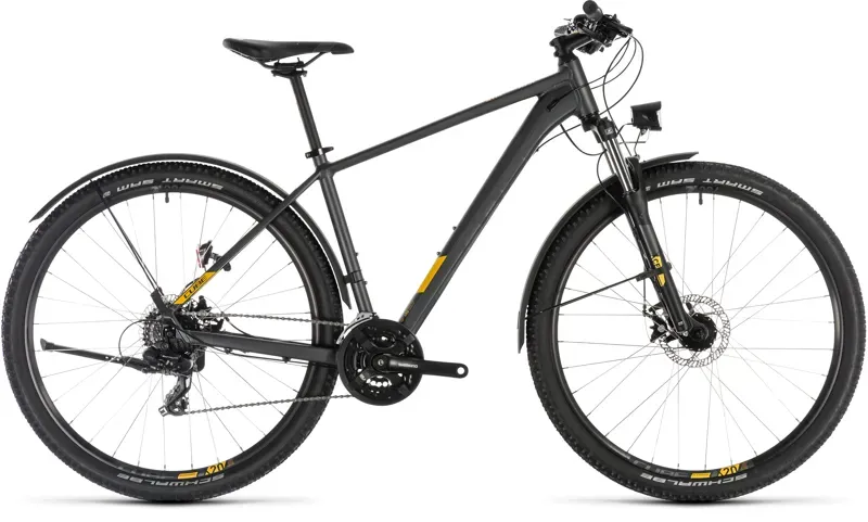 2019 Cube Aim Allroad Hardtail Mountain Bike in Grey