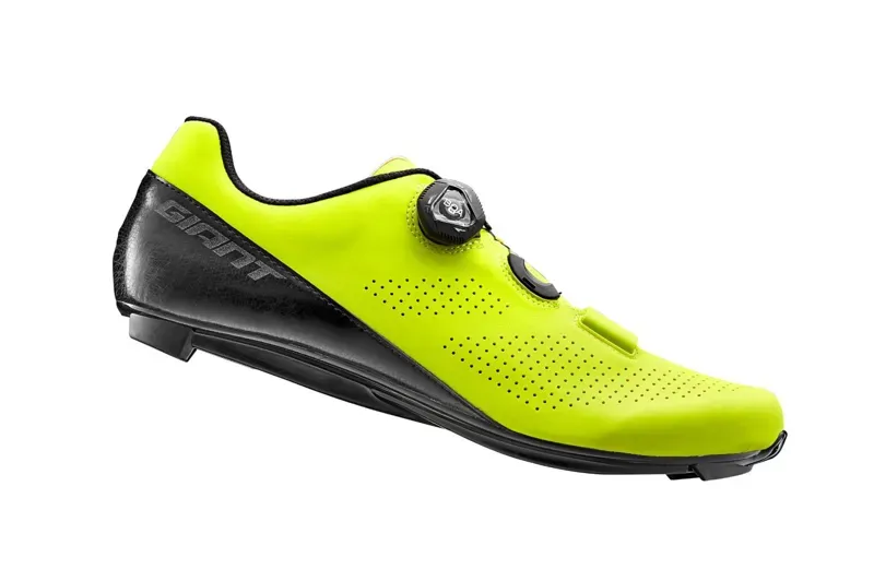 2019 Giant Surge Comp Mens Clipless Road Shoes in Yellow