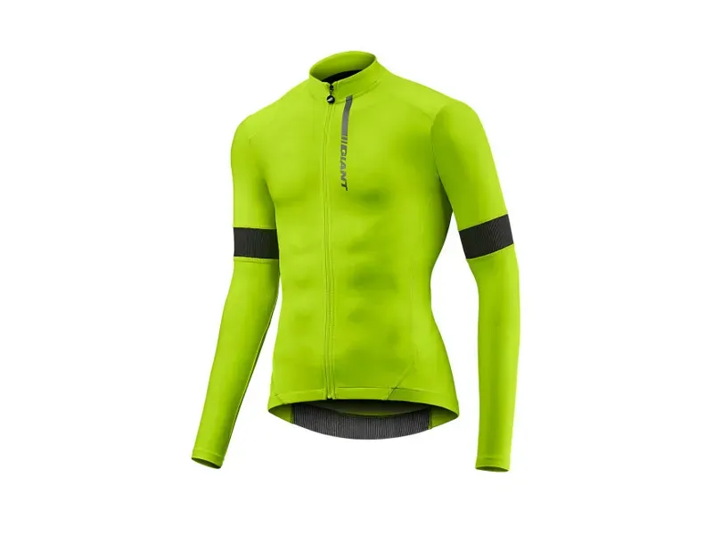 Giant Illume Mid-Thermal Long Sleeve Jersey in Yellow