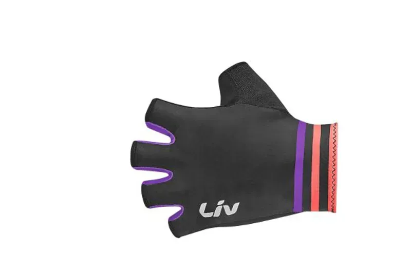 2019 Liv Race Day Short Fingered Gloves in Black