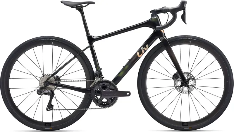 Liv Avail Advanced Pro 1 Carbon Road Bike in Gloss Carbon Smoke