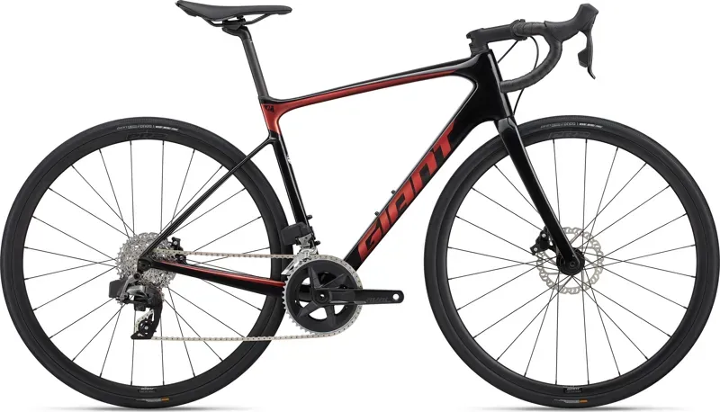 Giant Defy Advanced 0 Carbon Road Bike in Carbon/Terracotta