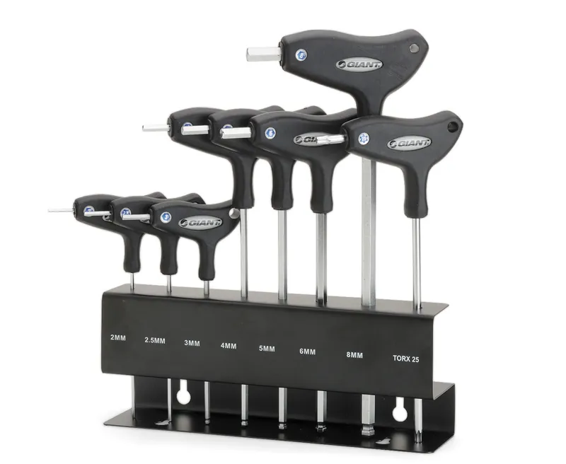 2020 Giant 8-piece Hex Key/Allen Key Set in Black
