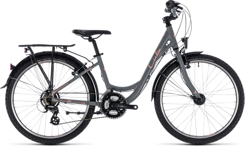 2019 Cube 240 Ella Kids Hybrid Bike in Grey