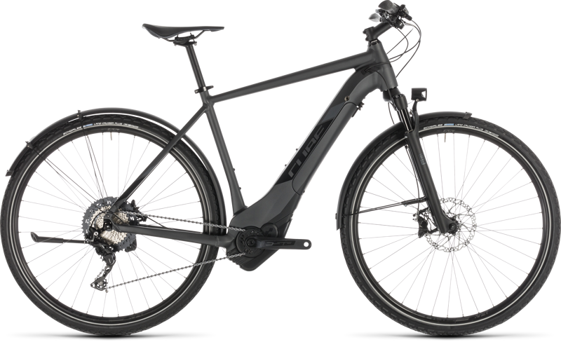2019 Cube Cross Hybrid SL 500 Allroad Electric Bike in Black