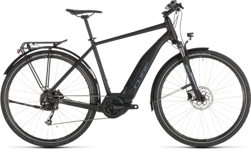 2019 Cube Touring Hybrid One 400 Electric Bike in Black