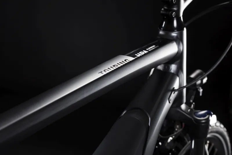 2019 Cube Touring Hybrid 400 Electric Bike in Grey-2