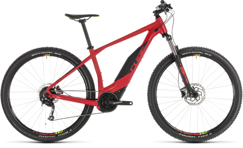 2019 Cube Acid Hybrid One 500 29 Electric Bike in Red
