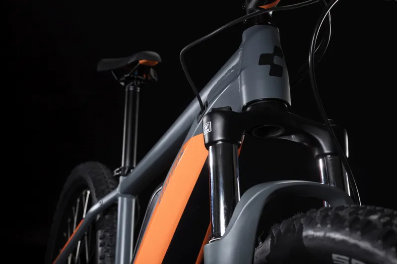 2019 Cube Reaction Hybrid Pro 400 Mens Electric Mountain Bike in Grey-2