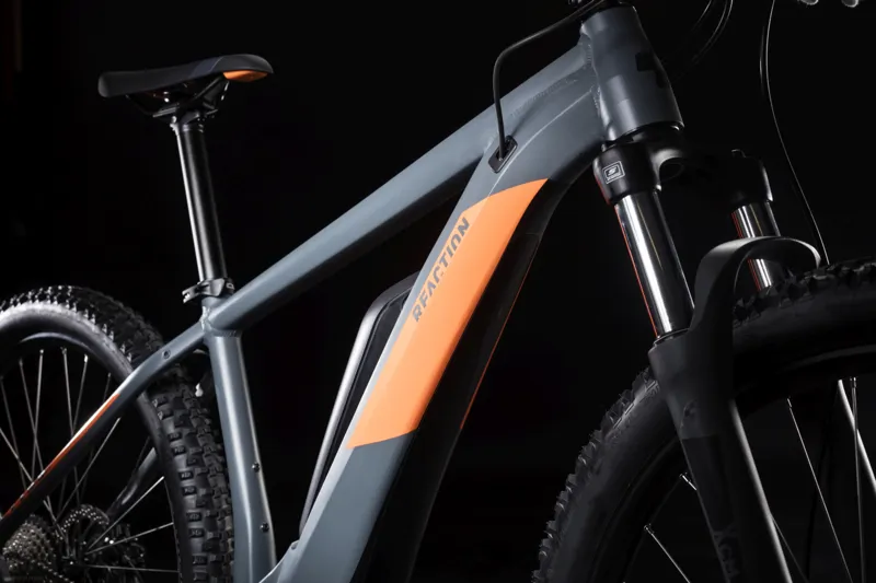 2019 Cube Reaction Hybrid Pro 400 Mens Electric Mountain Bike in Grey-3