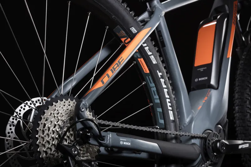 2019 Cube Reaction Hybrid Pro 400 Mens Electric Mountain Bike in Grey-5