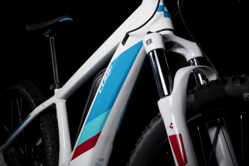 2019 Cube Access Hybrid Pro 400 Womens eMountain Bike in White-2