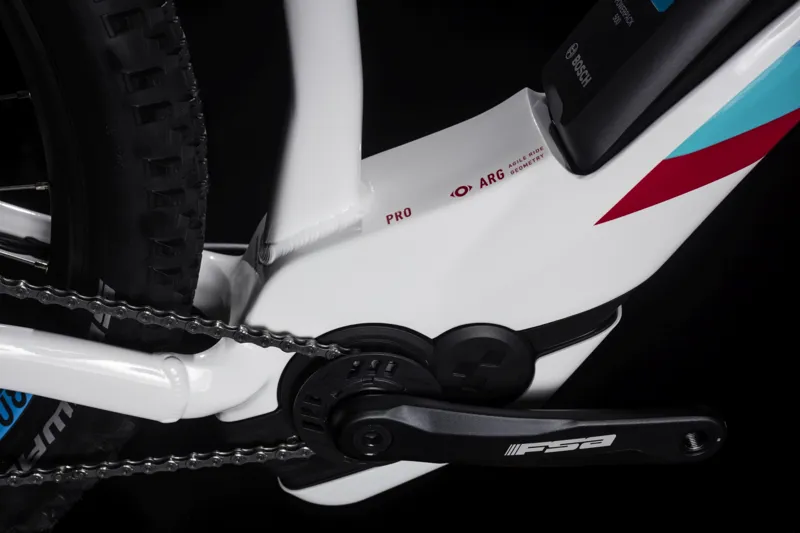 2019 Cube Access Hybrid Pro 400 Womens eMountain Bike in White-3