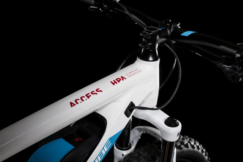 2019 Cube Access Hybrid Pro 400 Womens eMountain Bike in White-4