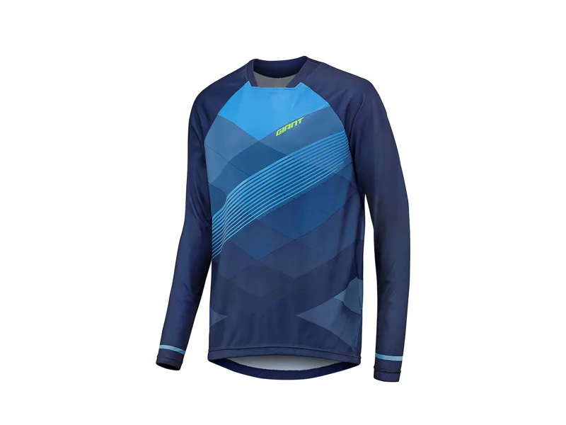 2018 Giant Transfer Long Sleeved Jersey in Blue