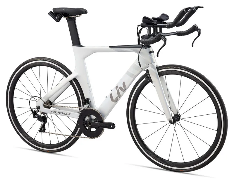 2020 Liv Avow Advanced Carbon TT/Tri Bike in White-3