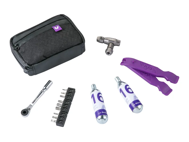 2020 Liv PDQ Quick Fix Road Bike Repair Kit in Black