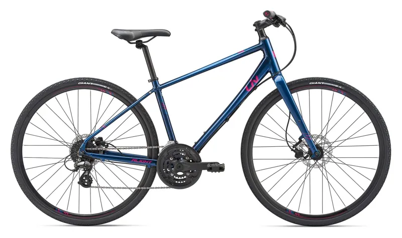 2019 Liv Alight 2 Disc Womens Hybrid Bike in Blue