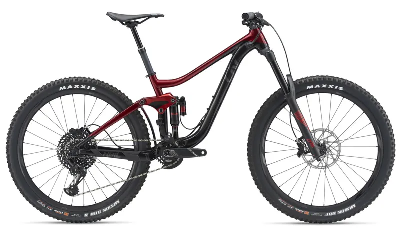 2019 Liv Hail 1 Womens Full Suspension Mountain Bike in Red