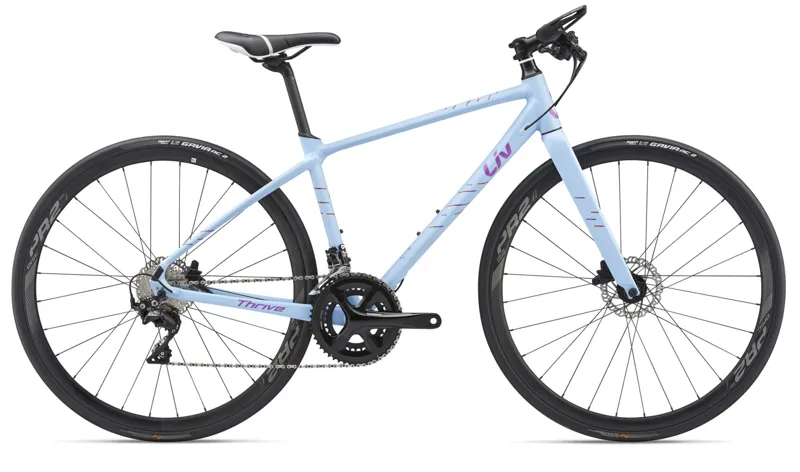 2019 Liv Thrive 0 Womens Flat Bar Road Bike in Blue