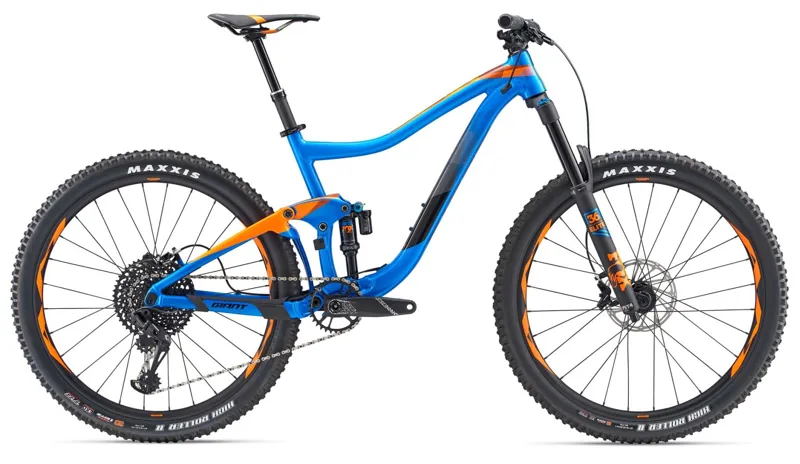 2019 Giant Trance 1 Mens Full Suspension Bike in Blue