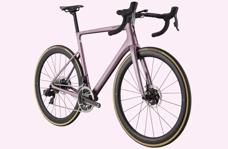 2021 Cannondale SuperSix EVO Hi-MOD Disc Red AXS Bike in Purple-1