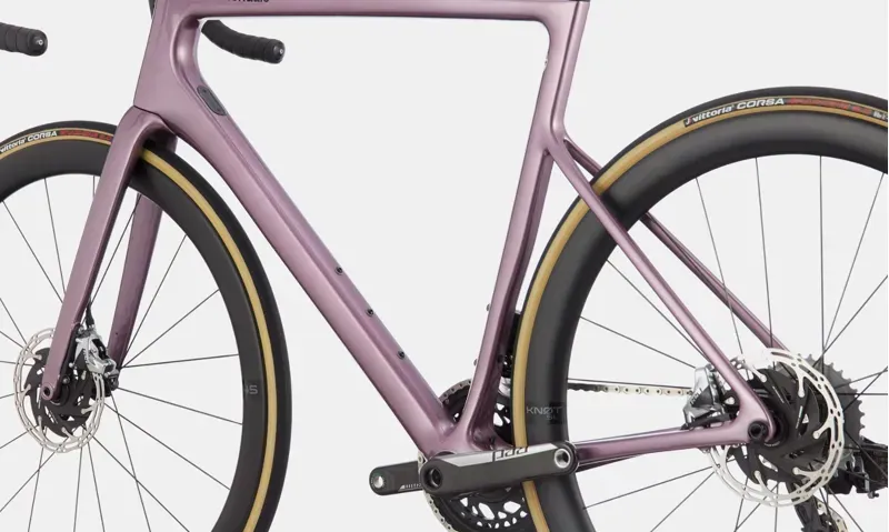 2021 Cannondale SuperSix EVO Hi-MOD Disc Red AXS Bike in Purple-3